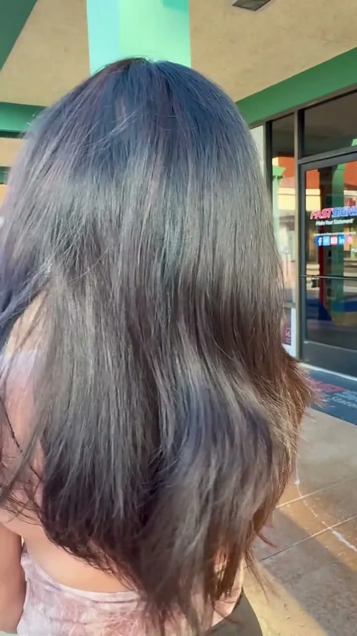 After blonding finish result number five